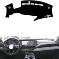 leather dashboard cover Compatible with Buick E5（HUD），dash cover（black）