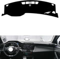 leather dashboard cover Compatible with Peugeot 408X (speaker)，dash cover（black）