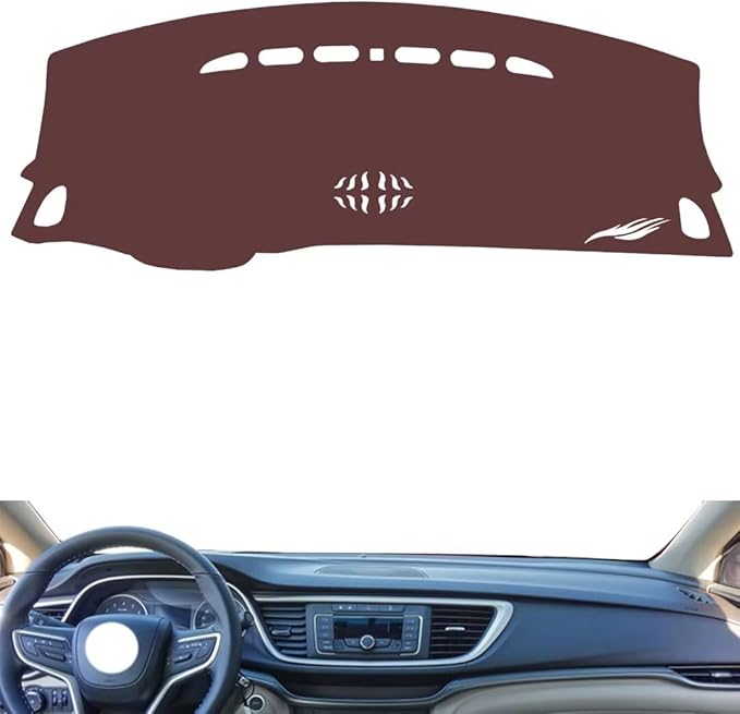 Leather Dashboard Cover Compatible with Buick Excelle GX，Dash Cover, Non-Slip Dash Cover, Dash mat Dashboard Cover, Interior Dash Covers