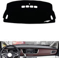 leather dashboard cover Compatible with Buick NEW GL8 2011-2015，dash cover（black）