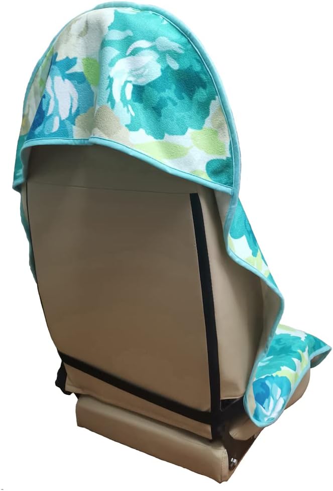 LoyaGour Car Seat Cover Protector Front Seats,for Gym Workout,Running,Swimming,Beach and Hiking,Waterproof Sweat Towel Bucket Seat Covers for Cars SUV Trucks (Chrysanthemum, 2Pcs)