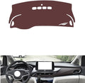 Leather Dashboard Cover Compatible with Buick GL8 Land Business Class 652T 2020-2023，Dash Cover, Non-Slip Dash Cover, Dash mat Dashboard Cover, Interior Dash Covers