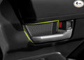 HAISASLLAY Car Inner Door Handle Bowl Cover Trim Compatible with Toyota New 4Runner 6th Gen. 2025 2026+, ABS Scratch Protector, Interior Accessories 4PCS, Carbon Fiber Pattern