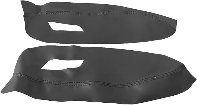 UINIEBOOM Door Armrest Panel Cover, Replacement Microfiber Leather Armrest Cover Black Compatible with Nissan Sentra 2013-2019