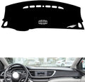 leather dashboard cover Compatible with Buick Excelle 2018-2021，dash cover（black）