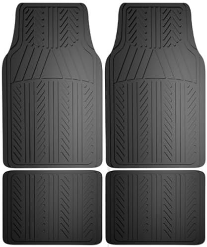 Armor All 78911 4-Piece Black Basic Rubber Floor Mat