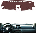 Leather Dashboard Cover Compatible with Buick Excelle HRV,Dash Board Cover mat Anti-Slip Sun-Proof and dust-Proof(Brown)