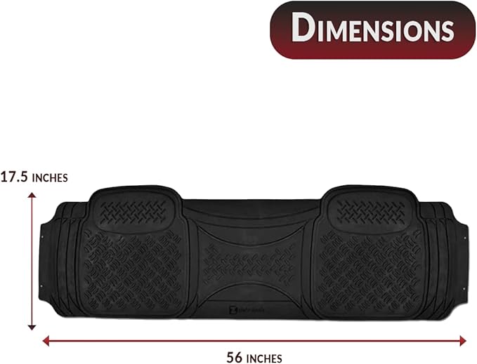 Zento Deals Car Floor Mat -Heavy Duty Weather Protection Mats (Black - 1pcs Car Diamond Floor Mat)