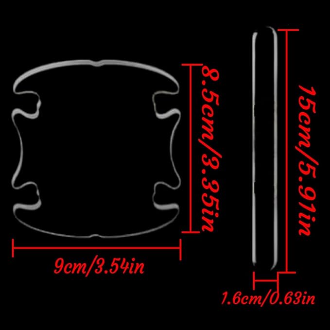Custom car Door Handle Scratch Protector Personalized Door Protectors for Vehicles Transparent Paint Scratch Protection Protective Film