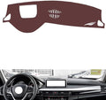 Leather Dashboard Cover Compatible with BMW New X6（HUD 2015-2019，Dash Cover, Non-Slip Dash Cover, Dash mat Dashboard Cover, Interior Dash Covers