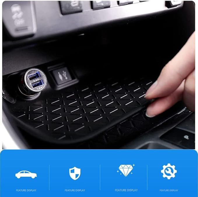 TPXSIUE for 2023 RAV4 Center Console Organizer Insert Tray Compatible with Toyota RAV4 2023 2022 2021 2020 2019 Interior Accessories, Gear Shift Tray Organizer (Center Console Tray)