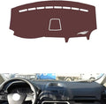 Leather Dashboard Cover Compatible with Ford Ecosport（No Navigation、Storage Box） 2018，Dash Cover, Non-Slip Dash Cover, Dash mat Dashboard Cover, Interior Dash Covers