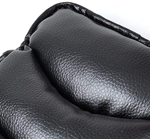 Soft PU Leather Car Armrest Pads Univeral Vehicle Auto Center Consoles Armrest Padding Protective Case Pillow Pad Cover Cushion Armrest Pillow (Brown)