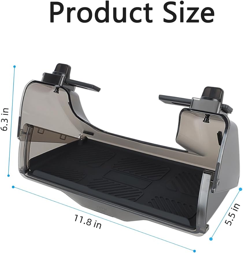 EVFITUS for Tesla Model Y 3 (Juniper & Highland Included) Under Screen Storage Shelf Organizer Tray Box Open-Close Hidden Center Console Organizer for Model Y 2020-2026 & Model 3 2017-2025 Accessories