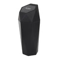 LoyaGour Car Trash Can Bin,Small Garbage Can with Lid,Automotive Cup Holder Mini Cars Trashcan,Portable Cars Door Trash Cans,Car Must Have Accessories Interior Essentials Gadgets Dustbin (1Pcs, Black)