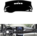 leather dashboard cover Compatible with Buick GL8 land business class 652T 2020-2023，dash cover（black）