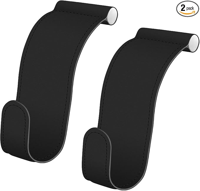 Car Co-Pilot Glovebox Hooks, Glove Box Organizer for Car, Anti-Scratch Vehicle Passenger Seat Storage Hanger, Auto Accessories Auto Glove Box Front Seat Hook for SUV Sedan Truck (Black)