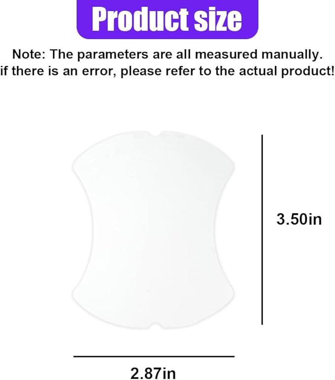 Clear Car Door Handle Cup Protector, Car Door Handle Scratches Protective Films, Waterproof Auto Transparent Paint Bumper Trim Guard Cup Stickers Universal for Most Cars (4PCS)