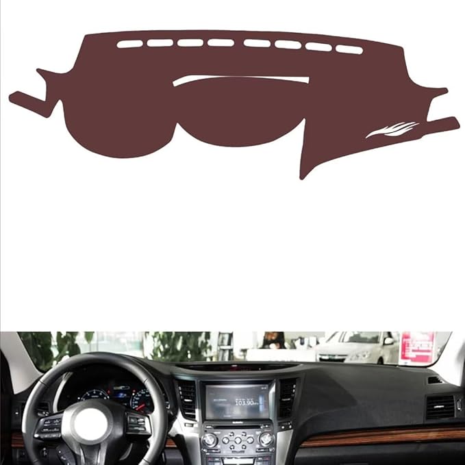 Leather Dashboard Cover Compatible with SubaruSubaru Outback 2010-2014，Dash Cover, Non-Slip Dash Cover, Dash mat Dashboard Cover, Interior Dash Covers