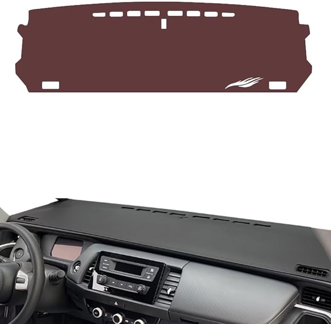 Leather Dashboard Cover Compatible with Honda Fit 2021-2024，Dash Cover, Non-Slip Dash Cover, Dash mat Dashboard Cover, Interior Dash Covers