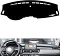 leather dashboard cover Compatible with KIA FORTE 2018-2019，dash cover（black）