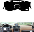 leather dashboard cover Compatible with Buick ENCLAVE（navigation） 2014，dash cover（black）