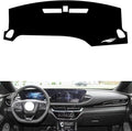 generic leather dashboard cover Compatible with Buick envista（ NO HUD），dash cover（black）