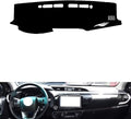 leather dashboard cover Compatible with Toyota HILUX 2018，dash cover（black）