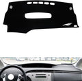 leather dashboard cover Compatible with Toyota PRIUS 2012，dash cover（black）