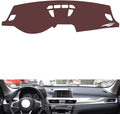 Leather Dashboard Cover Compatible with BMW X1（NO HUD、No Speaker） 2016-2022，Dash Cover, Non-Slip Dash Cover, Dash mat Dashboard Cover, Interior Dash Covers