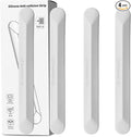 muekzu Silicone Car Door Edge Guard Trim Molding Crash Scratch Protector Scratch Guard for Car,Sedans,Truck,SUV 4PCS(White)