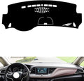 leather dashboard cover Compatible with Buick GL6 2018-2019，dash cover（black）