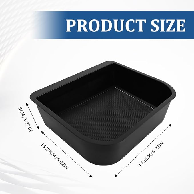Center Console Cool Box Organizer, Auto Insert Tray Accessories, ABS Armrest Storage Box Tray, Car Accessories Armrest Organizer Trays Fit for Toyota Land Cruiser Prado 250/ Lexus GX 550