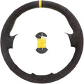 Custom Microfiber Leather Steering Wheel Cover fit for 1998-2005 206, 206 SW, 206 CC - Slip-On Design(C-Yellow thread)