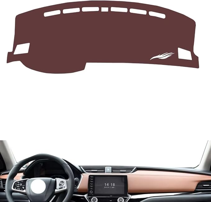 Leather Dashboard Cover Compatible with Honda Crider 2019-2024，Dash Cover, Non-Slip Dash Cover, Dash mat Dashboard Cover, Interior Dash Covers