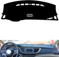 leather dashboard cover Compatible with Buick Excelle GX，dash cover（black）