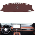 Leather Dashboard Cover Compatible with Lincoln Aviator，Dash Cover, Non-Slip Dash Cover, Dash mat Dashboard Cover, Interior Dash Covers