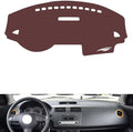 Leather Dashboard Cover Compatible with Suzuki S-wift 2005-2016，Dash Cover, Non-Slip Dash Cover, Dash mat Dashboard Cover, Interior Dash Covers
