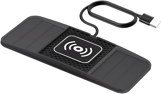 Wireless Charging Pad for Car for Genesis GV60 GV70 GV80 2021-2026, DIY Trim-to-Fit Slim Non Slip Fast Charger Car Wireless Charging Pad 30CM Cable,B 30cm USB Plug Cable