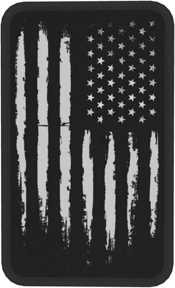 Vintage Black American Flag Car Armrest Cover Auto Center Console Pad Soft Car Armrest Cushion Handrail Box Universal Decoration Cushion
