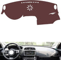 Leather Dashboard Cover Compatible with Jaguar F-PACE，Dash Cover, Non-Slip Dash Cover, Dash mat Dashboard Cover, Interior Dash Covers