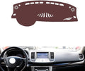 Leather Dashboard Cover Compatible with Nissan Teana (Half Covered) 2008-2012，Dash Cover, Non-Slip Dash Cover, Dash mat Dashboard Cover, Interior Dash Covers