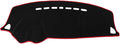 X AUTOHAUX Car Dashboard Cover Nonslip Black Red Dash Cover Mat for Mitsubishi Lancer EX 2008-2017