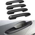 DLOVEG Upgraded Snap-on Door Handle Cover Compatible for 2019-2024 2025 Toyota Rav4 Accessories for Highlander 2020-2024 2025 No Adhesive Black Handle Protectors Matte Black