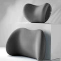 Car Headrest Lumbar Support Cushion for Subaru Outback 2024,reathable Comfortable 3D Memory Foam Adjustable Car Headrest and Lumbar Cushion,Grey