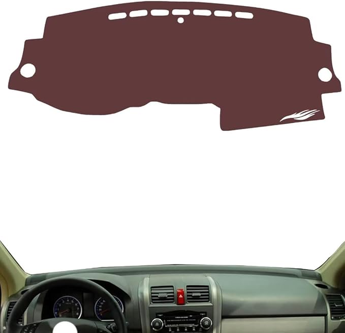 Leather Dashboard Cover Compatible with Honda CRV 2007-2010，Dash Cover, Non-Slip Dash Cover, Dash mat Dashboard Cover, Interior Dash Covers