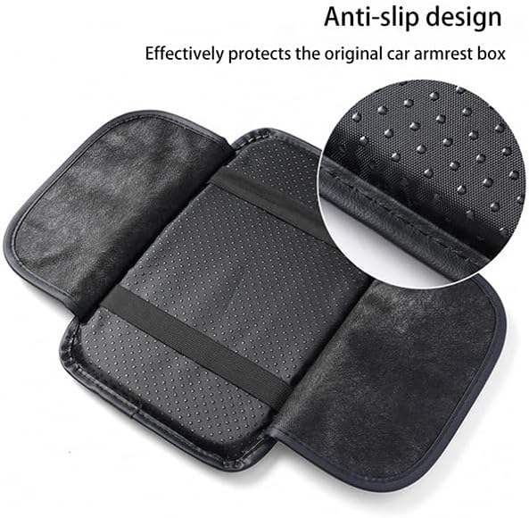 Car Armrest Cover for Genesis GV70 2022–2025 2026 JK1, Center Console Pad, Leather Armrest Box Protector, Waterproof Anti-Scratch Console Lid Cushion,Comfort Interior Accessories,D-Beige