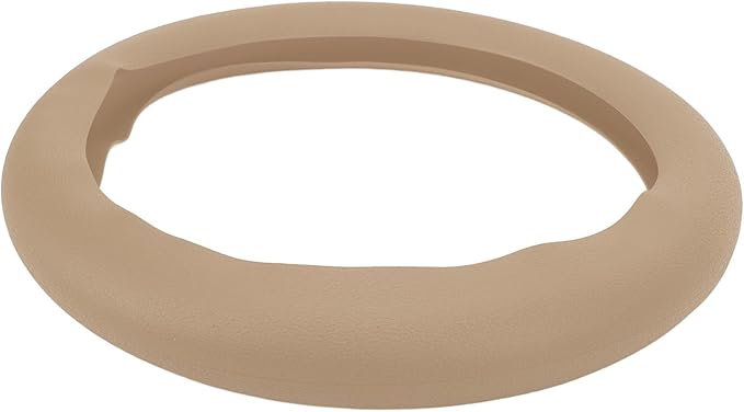 Silicone Steering Wheel Cover, Antislip Design, Sweatproof Protector for Cars, Fits Most Standard Sizes (Khaki)