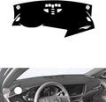 leather dashboard cover Compatible with Buick Envision S (No warning light 2020-2023，dash cover（black）