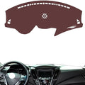 generic leather dashboard cover Compatible with HyundaiHyundai Velosterr 2011-2015，dash cover, Non-Slip Dash Cover, Dash mat Dashboard Cover, Interior Dash Covers, brown